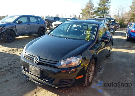 2012 Volkswagen Golf 2.5L 4-Door from USA, damaged, VIN WVWDB7AJ9CW307339